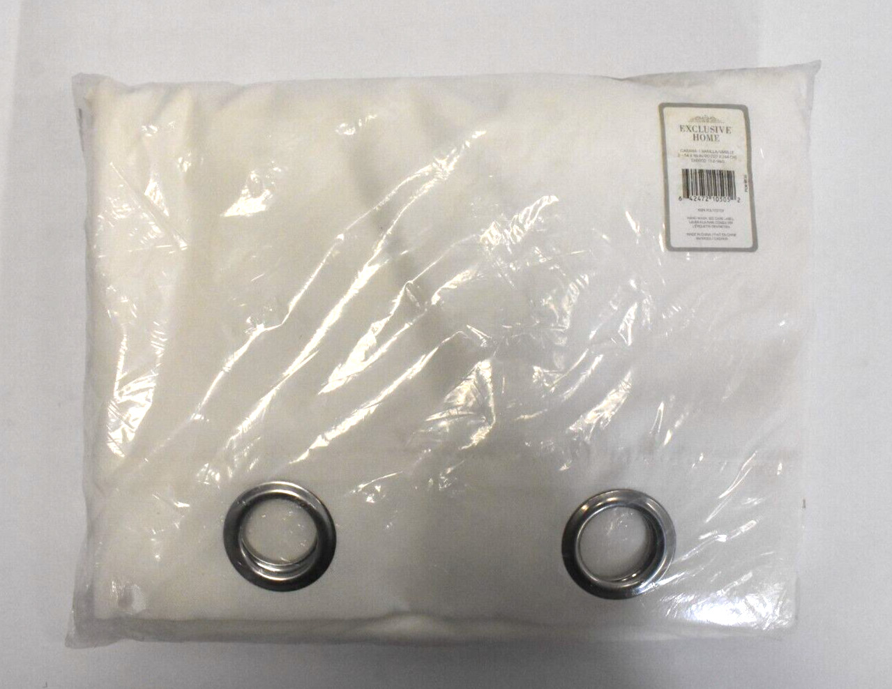 Exclusive Home Cabana Room Darkening Grommet Panel Set Of 2 Vanilla 54″ x 96″