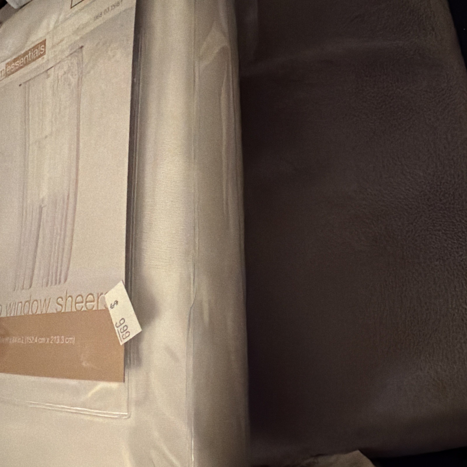 Room Essentials 2 Window White Sheers 60″ Wide x 84” Long