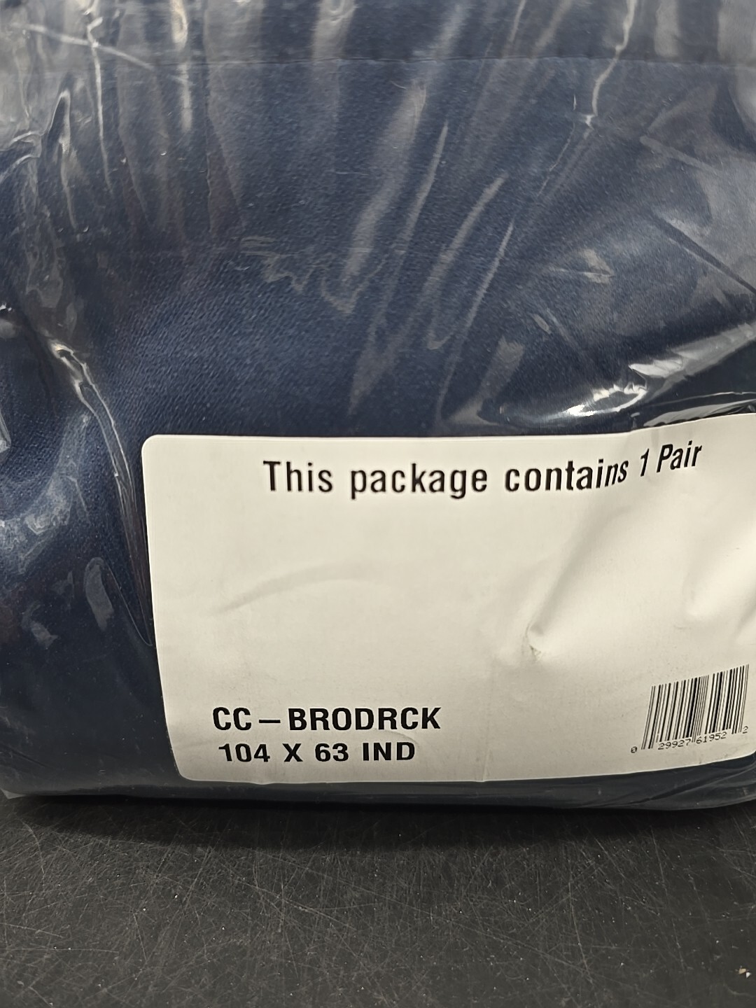 Sun Zero Blackout Curtain Panel Grommet Lichtenberg Blue 104”x 63″NEW