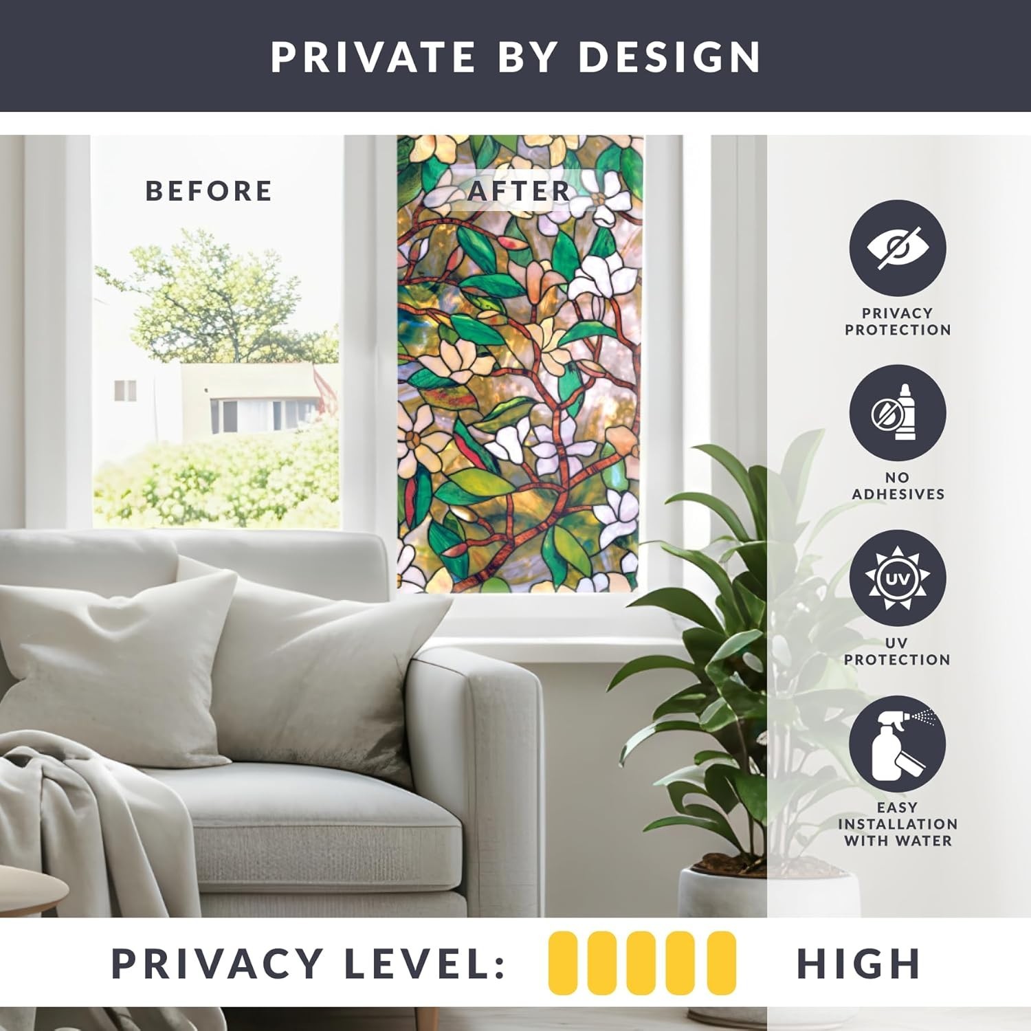 Magnolia Window Film 24″ x 36″
