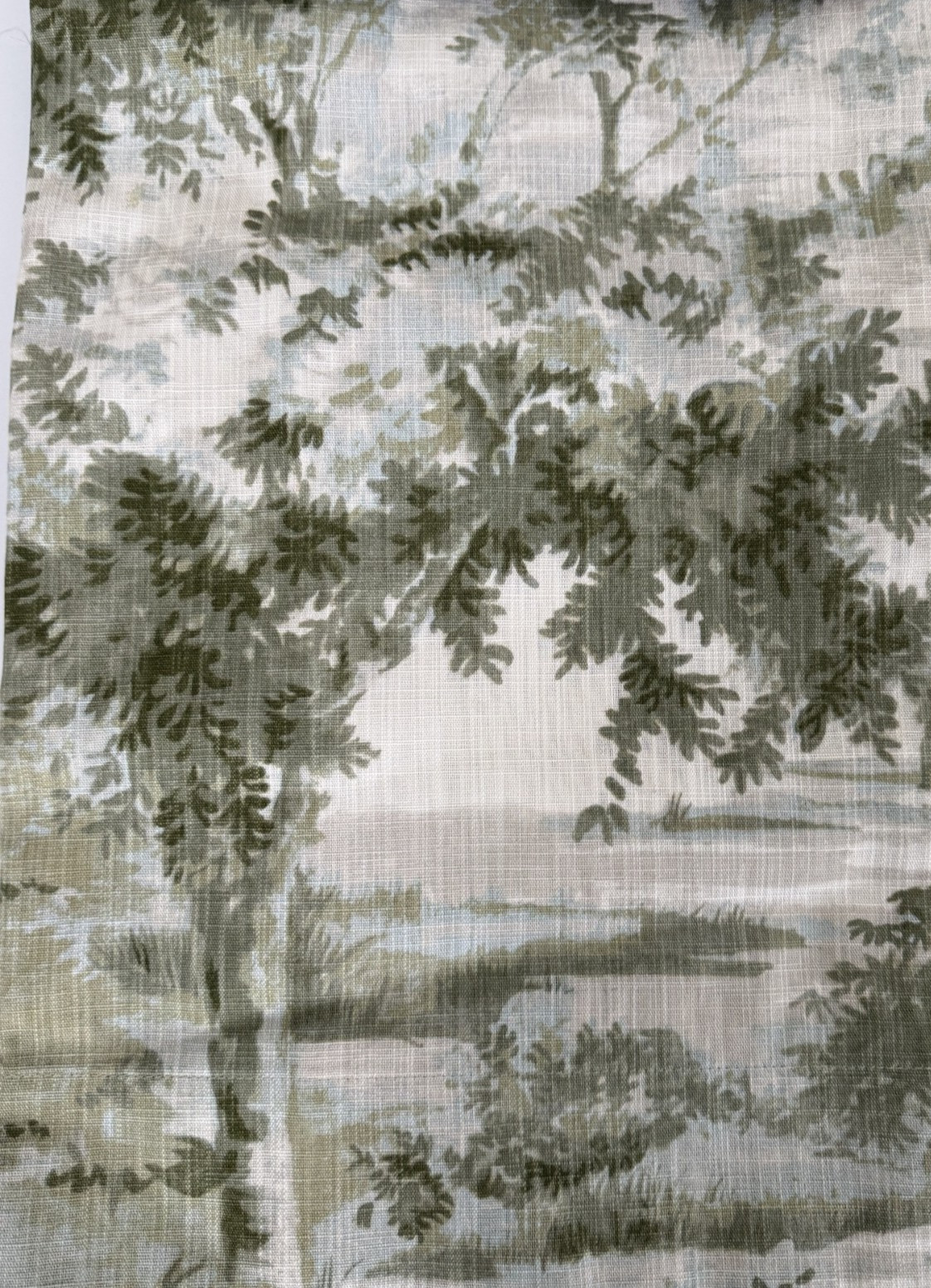 New The Pure Collection Jardin Toile Tree Tapestry Drapes 37′ x 96″ Set of 4