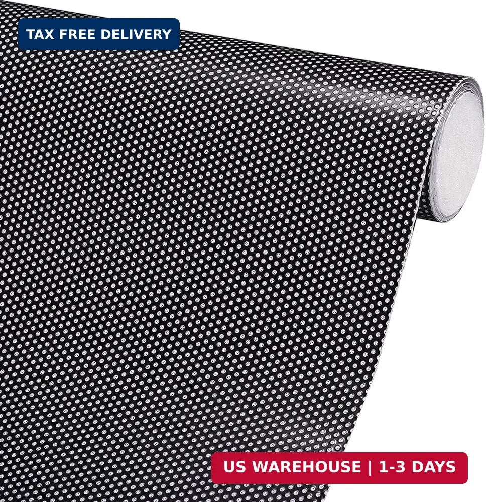 XhuangTech One Way Privacy Window Film,Perforated Vinyl Window Film,Self Adhesiv
