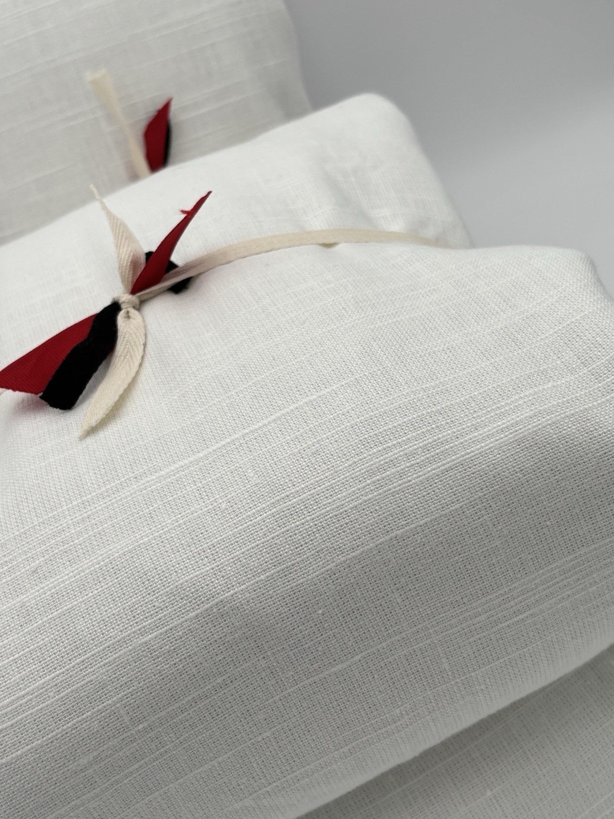 Pottery Barn Emery Linen Blackout Curtains ~ 100”W x 84”L ~ White ~ Set of 2