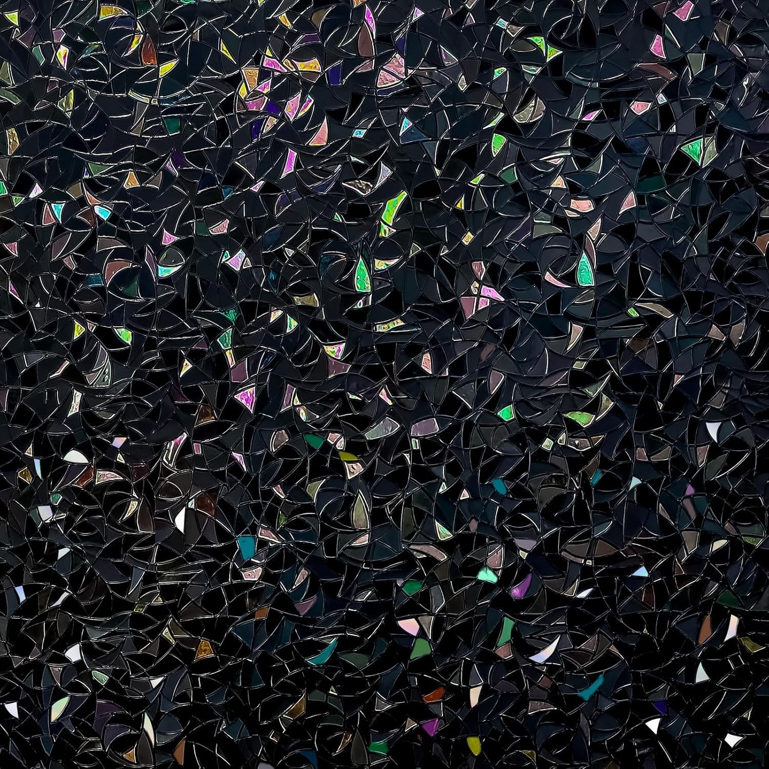 Total Blackout Rainbow Window Privacy Film