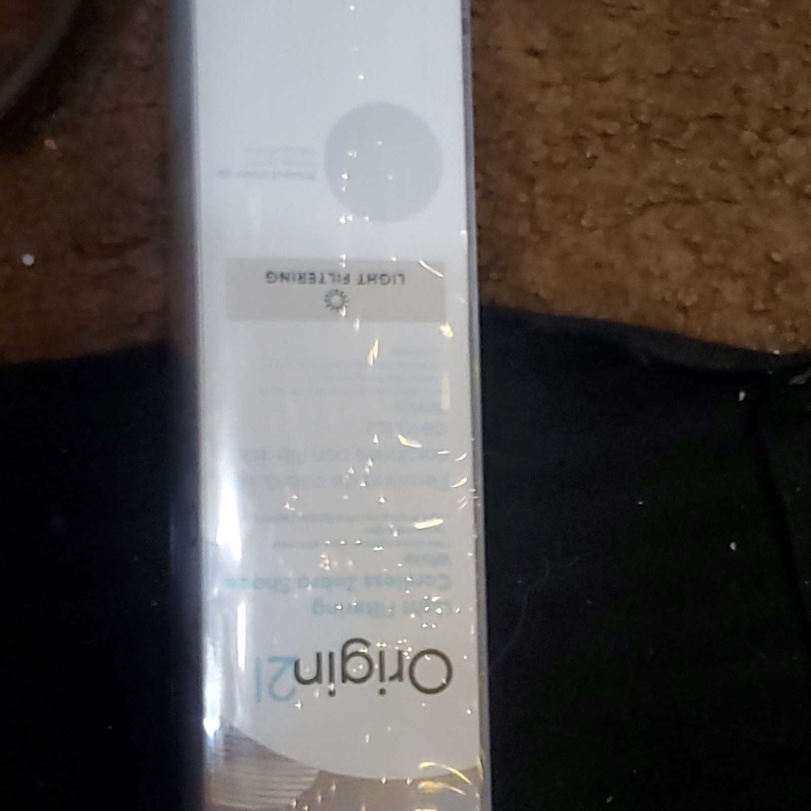 Origin21 Cordless Light Filtering Zebra Shade White 39 x 64 in MPN 5031286