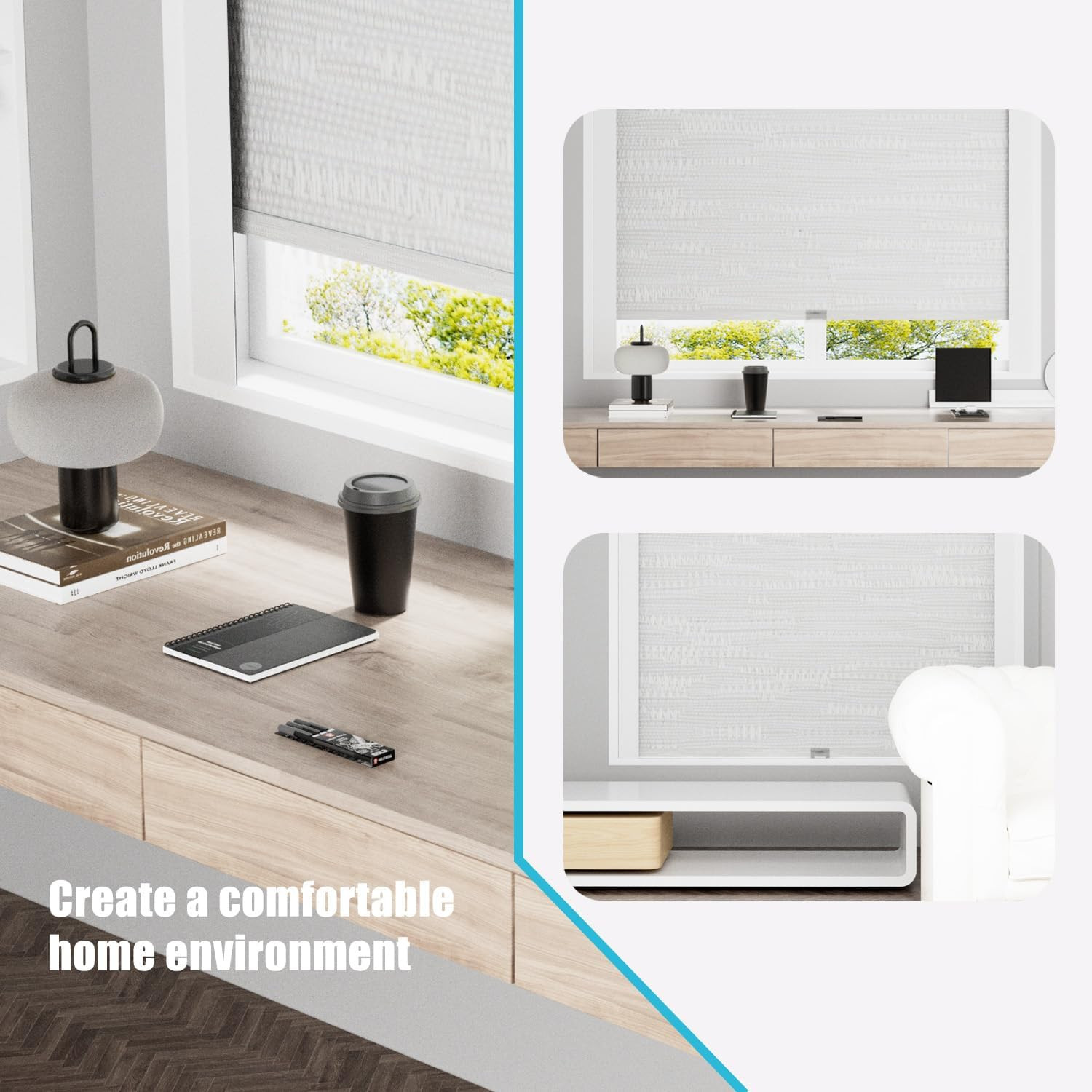 Light Blocking Strips, Light Blockers for Window Shades and Blinds, Block Light