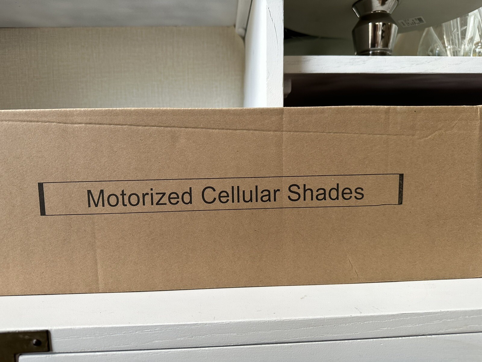 Grandekor Motorized Cellular Shade with Remote Motorized Blinds 100% 35×64