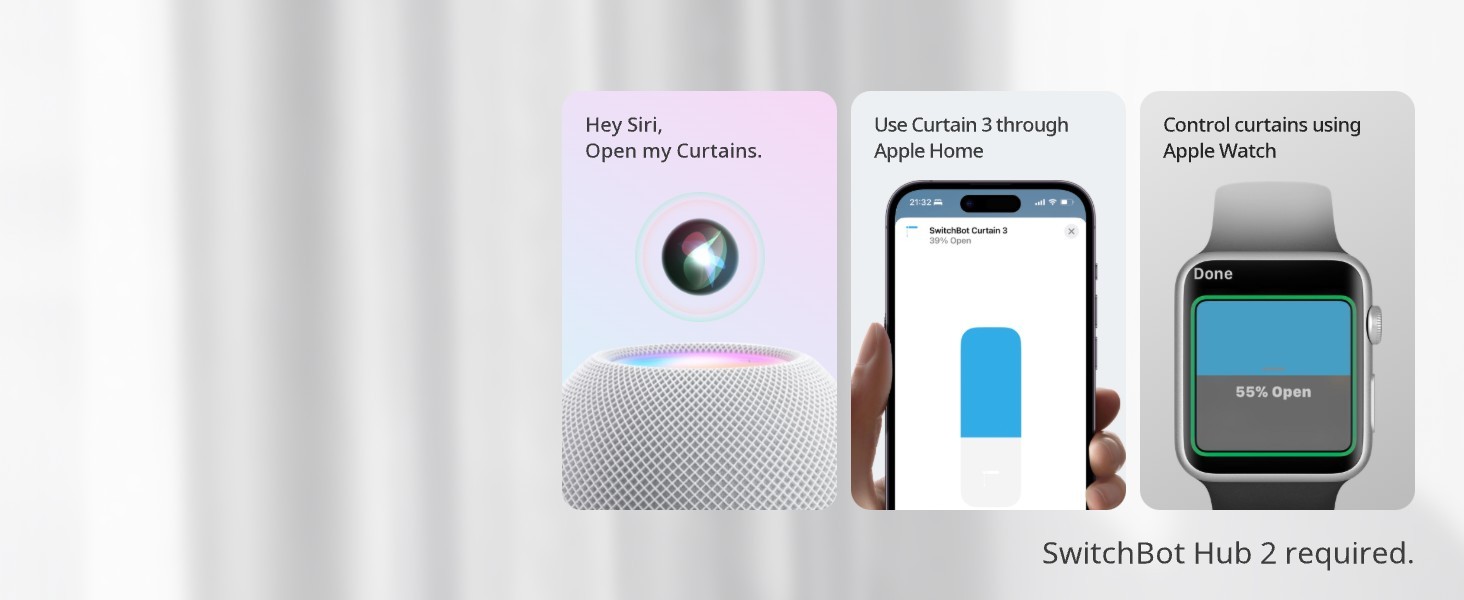 Automatic Curtain Opener – Bluetooth Remote Control Smart Curtain with App,