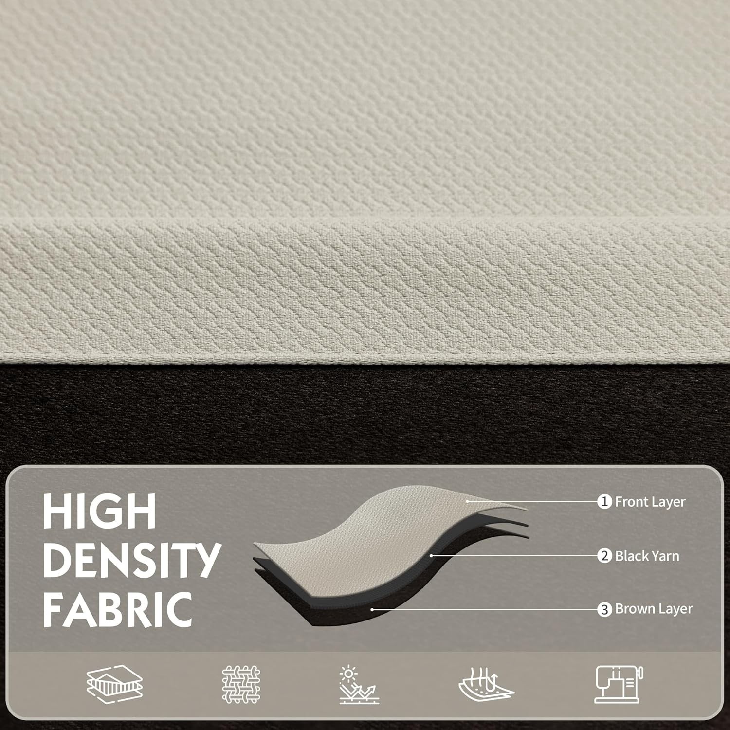 Art Deco Beige Blackout Curtains – Insulated Drapes for Bedroom and Living Room