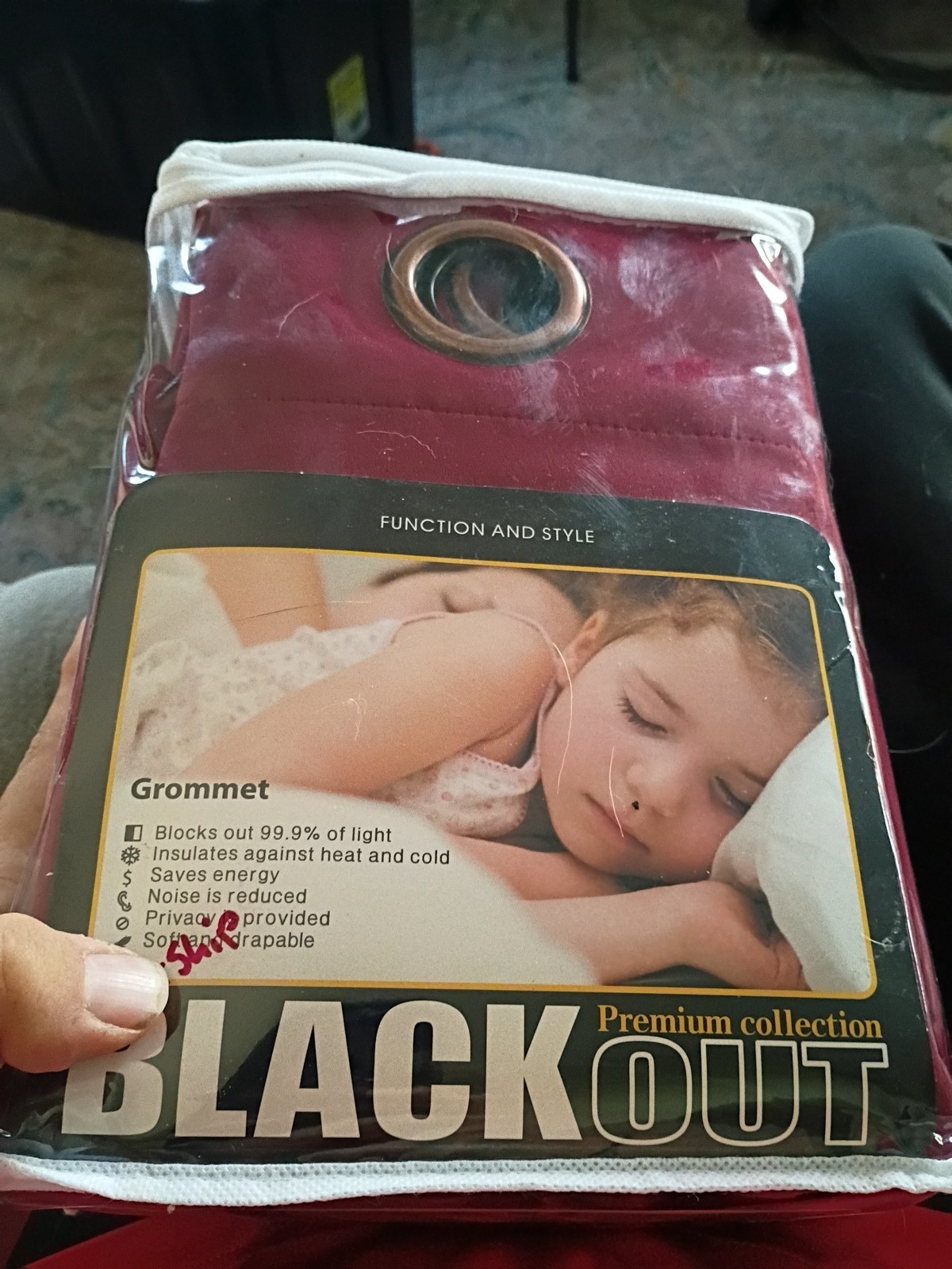 Best Home Fashion Thermal Insulated Blackout Curtain Grommet Burgundy 52″ x 63″
