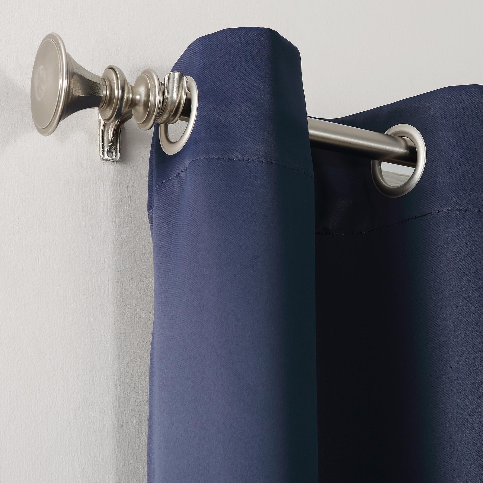 Energy Saving Blackout Grommet Curtain Panel 40″x108″ Navy Blue