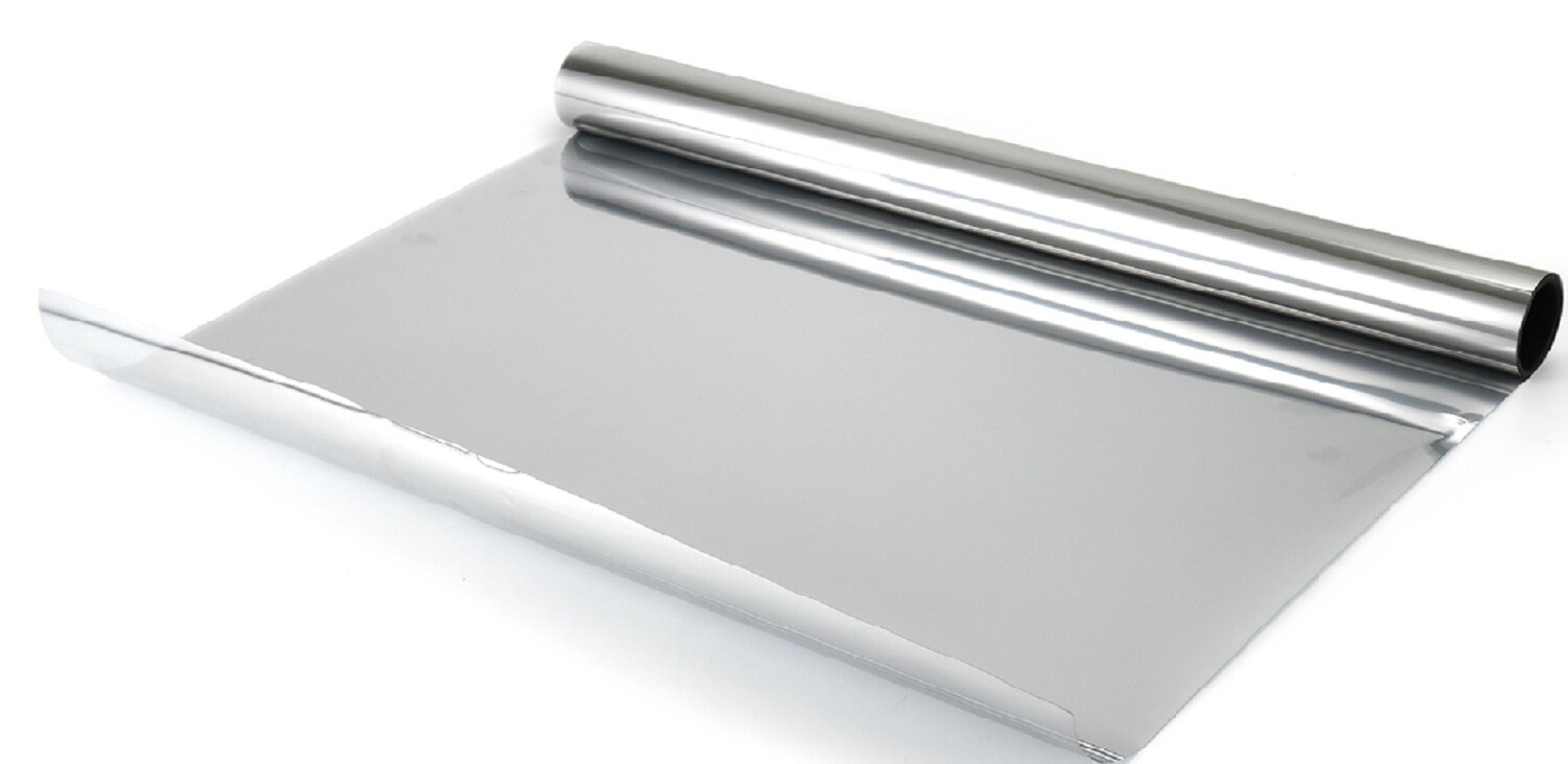 Intersolar® Polarizado papel ahumado plata silver oscuro mediano free shipping