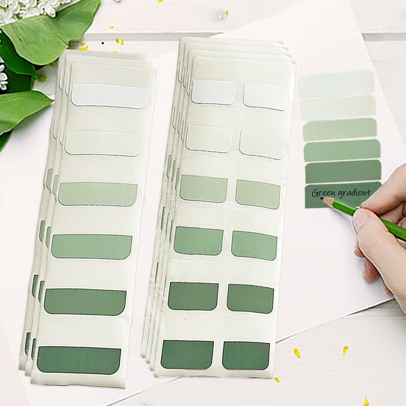 Potanro Book Tabs 480 PCS Annotation Transparent Medium, Multiple Colors