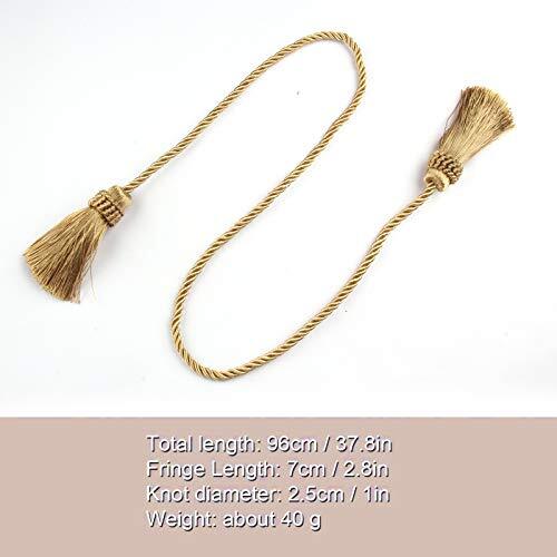Fenghuangwu Curtain Tiebacks Handmade Decorative Assorted Colors , Sizes