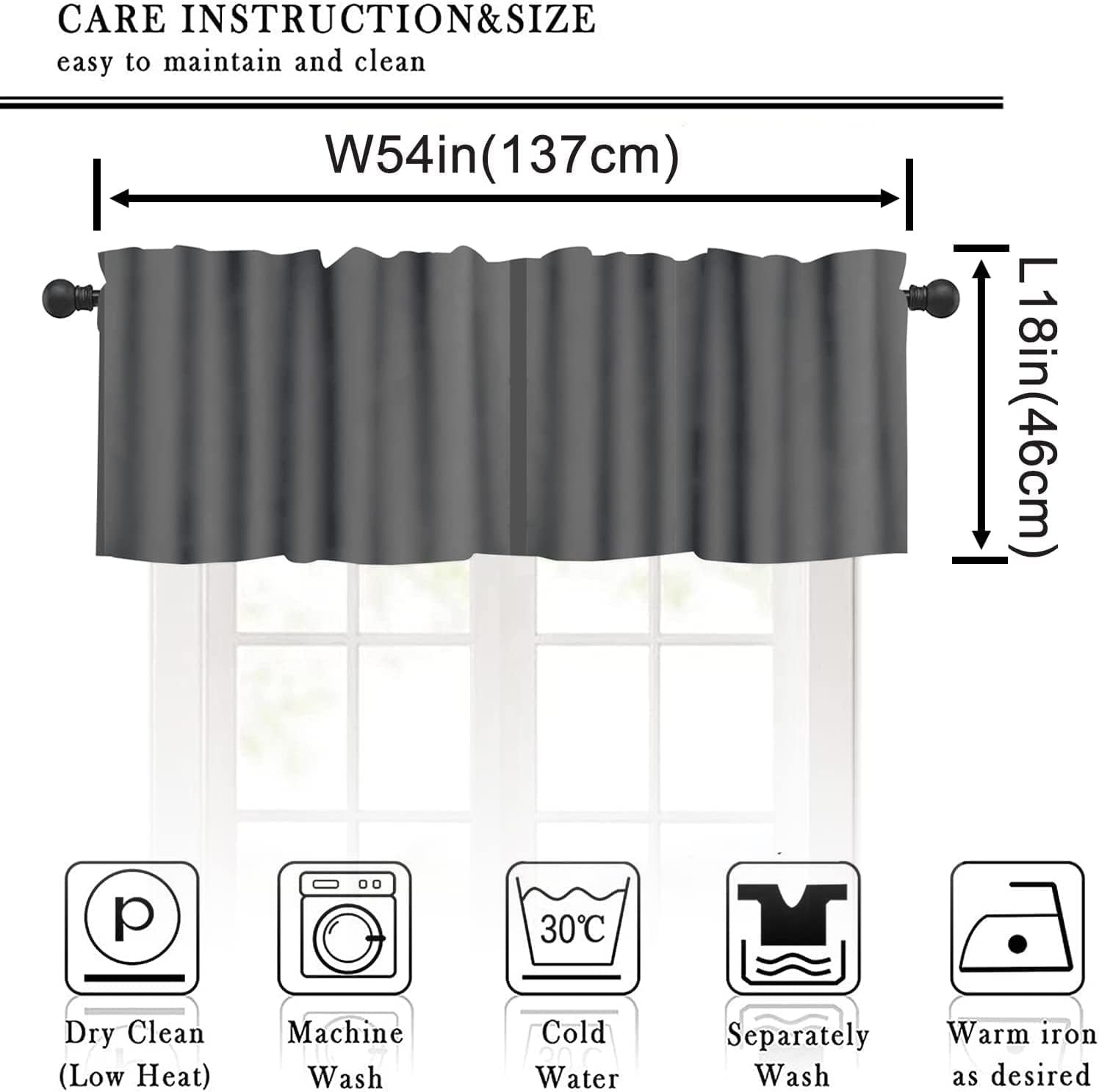 Rustic Farmhouse Bear Deer Valances,Retro Rustic Style Valance Farmhouse Cottage