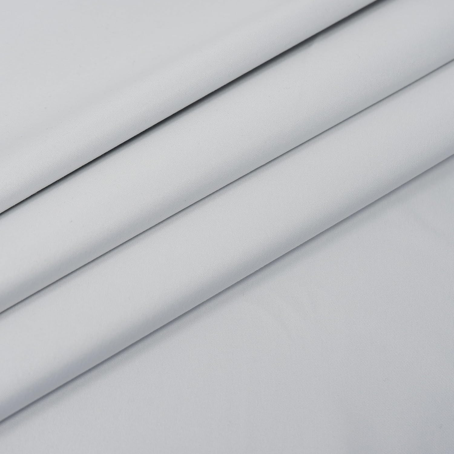 54 Inch 100% Polyester Budget Blackout Drapery Lining Fabric, 25 Yard Roll, Whit