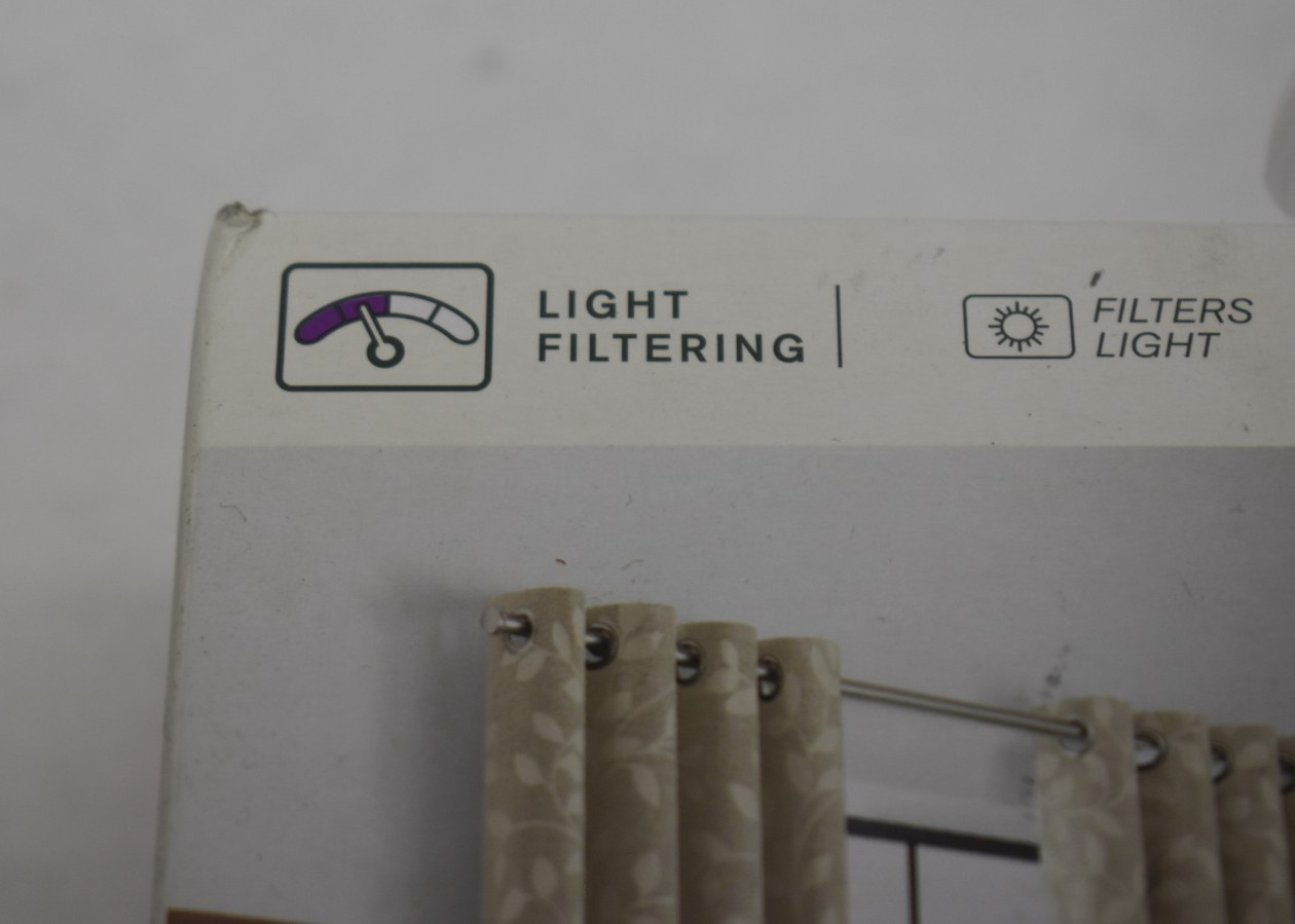 linden Street Light-Filtering Grommet Top Curtain Panel Sullivan Khaki 50″ x 84″