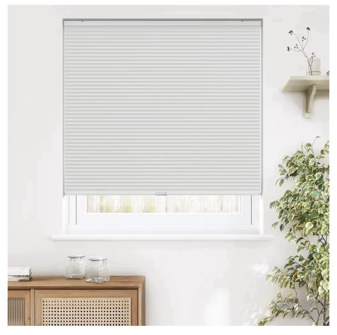 Cordless Cellular Blackout Window Blinds Shades, Non-woven Fabric, Multi-Color