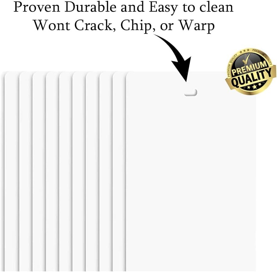 Vertical Blinds Replacement Slats Heavy Duty PVC Smooth Curved (White) You Pick