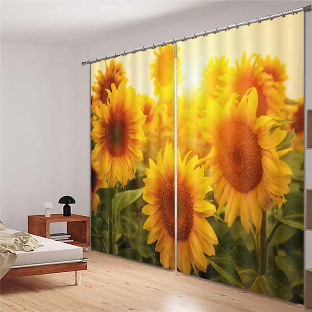 Large Scale Exhibition 3D Curtain Blockout Photo Printing Curtains Drape Fabric