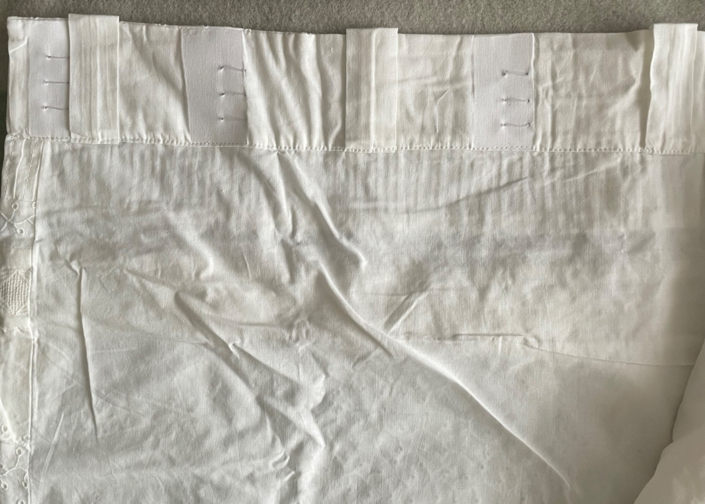 Pottery Barn x LoveShackFancy Ivory Eyelet Embroidery Light-Lined Curtain 48×84″