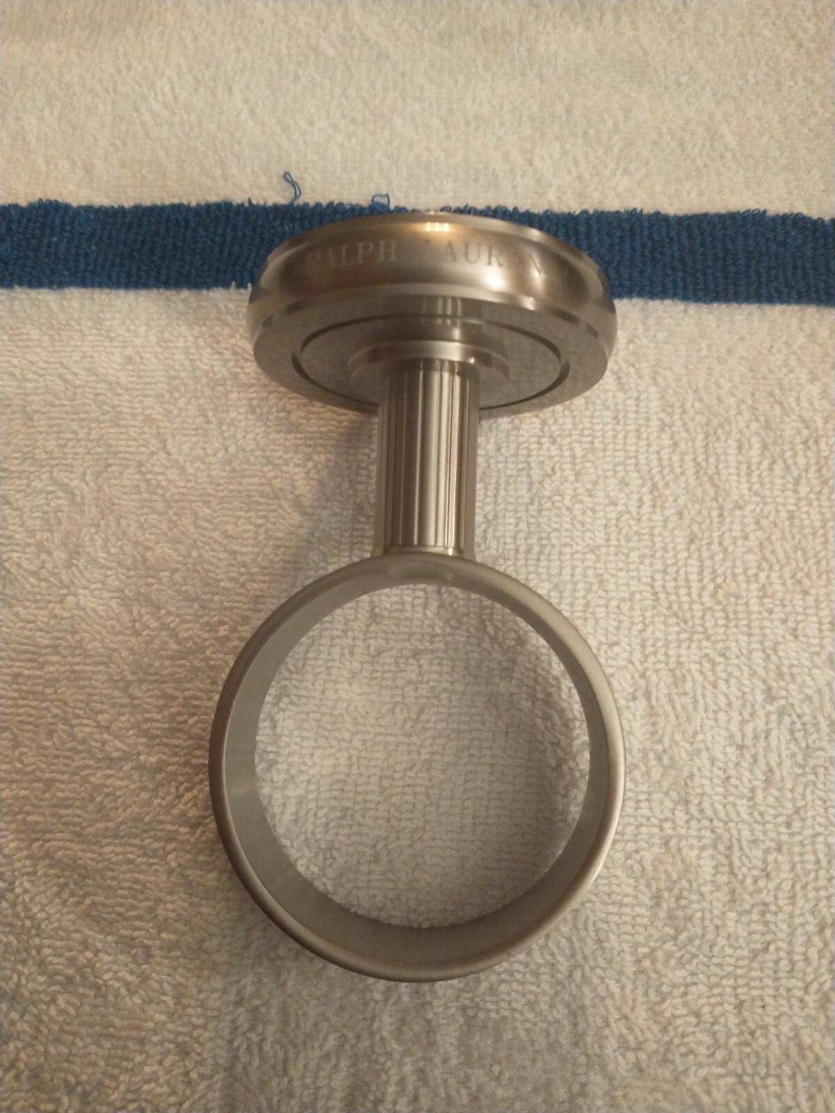 Ralph Lauren Metal Bracket. Silver Metal. Very Heavy. Well Made