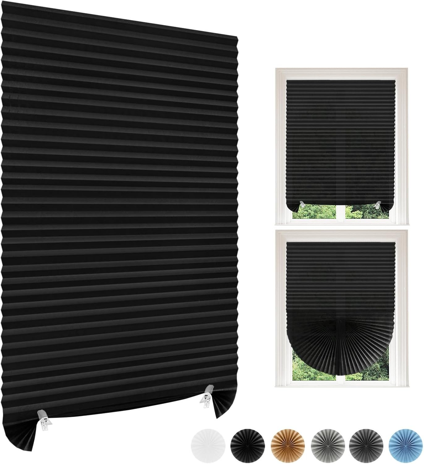 Paper Blinds Temporary Window Blinds Light Filtering No Drill Stick on Cut to Si