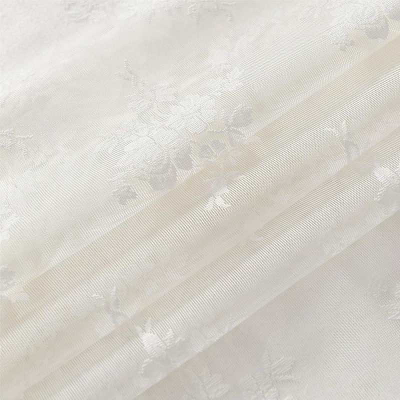 Sheer Lace Curtains Panel Set Rustic Floral Design Home Décor Curtains New