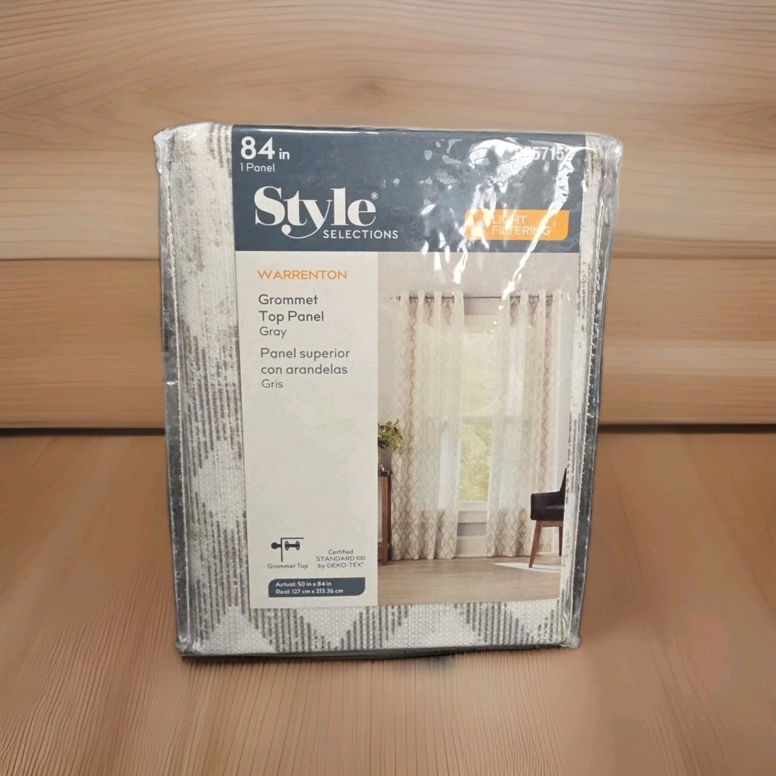 Style Selection | Warrenton | Light Filtering | Grey | 50x84in | #2857152