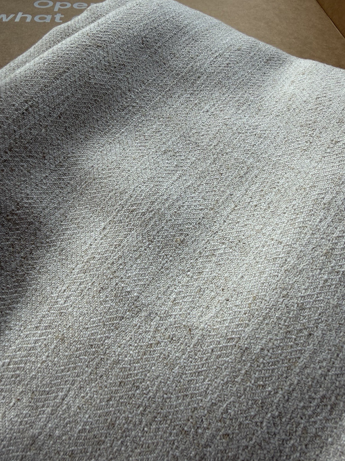Curtarra Harris Linen Herringbone Curtains 32×92 4 Panels