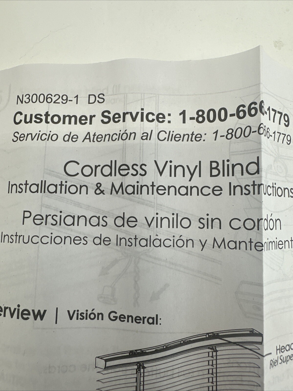 Blinds Cordless 1″ Vinyl Light Filtering 31 1/2 X 64 inch – White Mainstay {57}