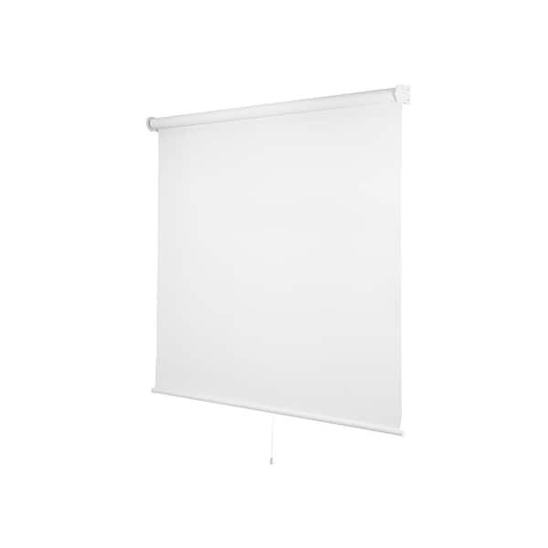 Chicology Snap Glide Cordless Light Filtering Polyester Roller Shade Urban White