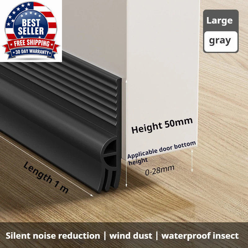 1M TPE Sliding Window Sealing Strip Self-Adhesive 3-Layer Thickening Windproof D