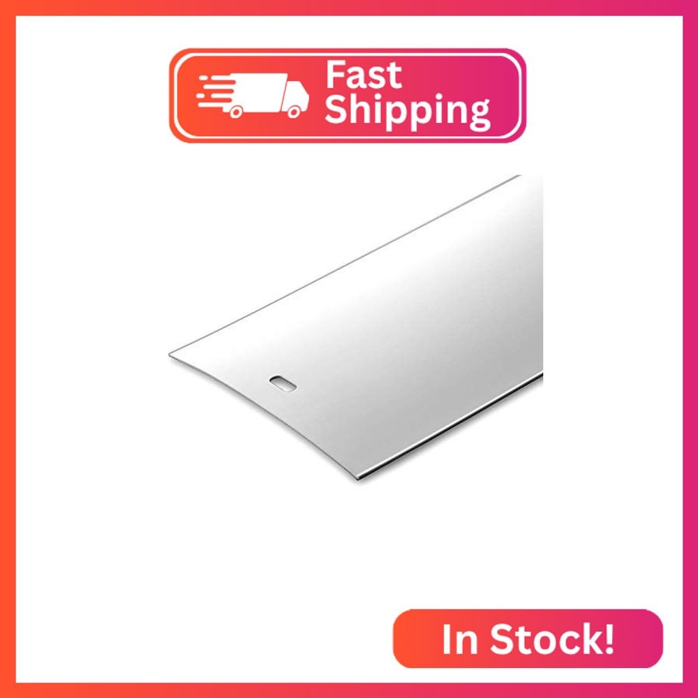 DALIX PVC Veritcal Blind Replacement Slats Curved Smooth White 94.5 x 3.5 (2-Pac
