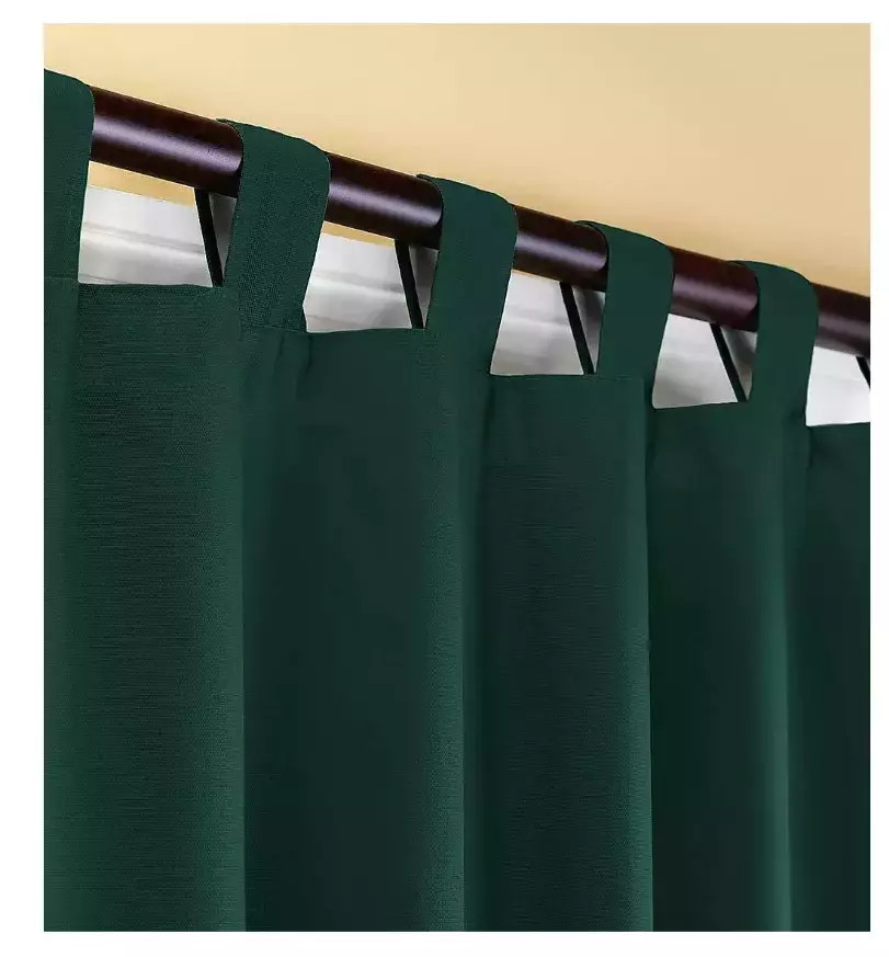 Plow & Hearth 95″L Thermalogic Energy Efficient Insulated Tab-Top Curtain Pair
