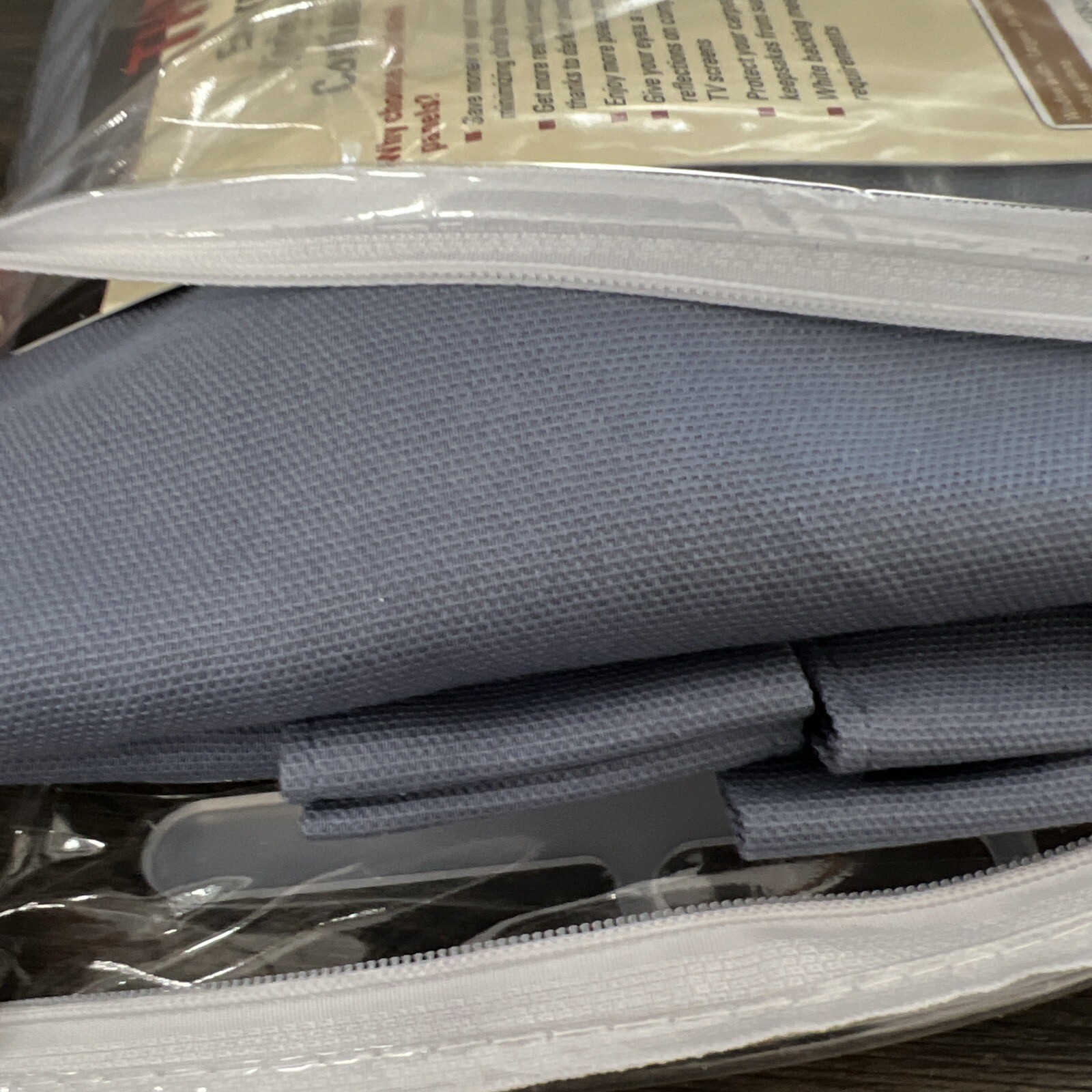 New Therma Logic Energy Efficient Insulated Curtain 80”x54” Color Blue Gray