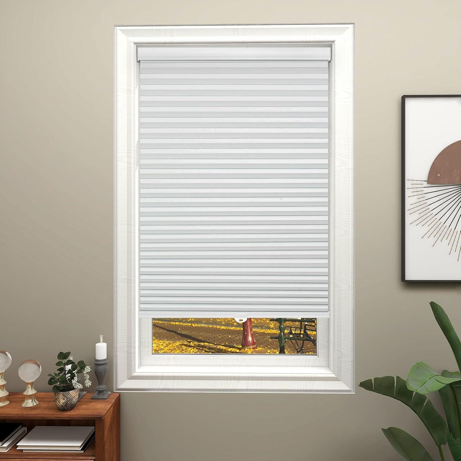 CUSTOM Blackout Honeycomb Blinds For Window Cordless Cellular Shades-Five Colors