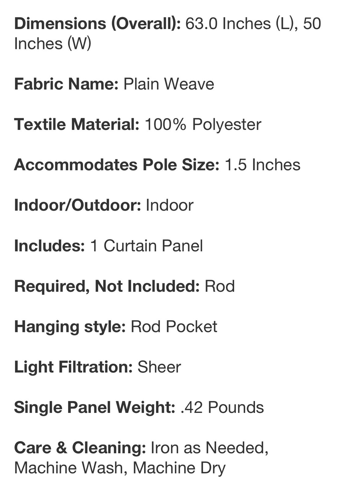 No. 918 Rod Pocket Curtain Panels (2) 50″x63″ Sheer Indigo Blue Crushed Texture