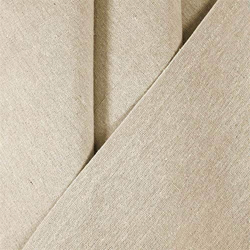 Burlap Knotted Tab-Top Window Curtain Panel 45″W x 95″L (Pack of 2) Dark Linen