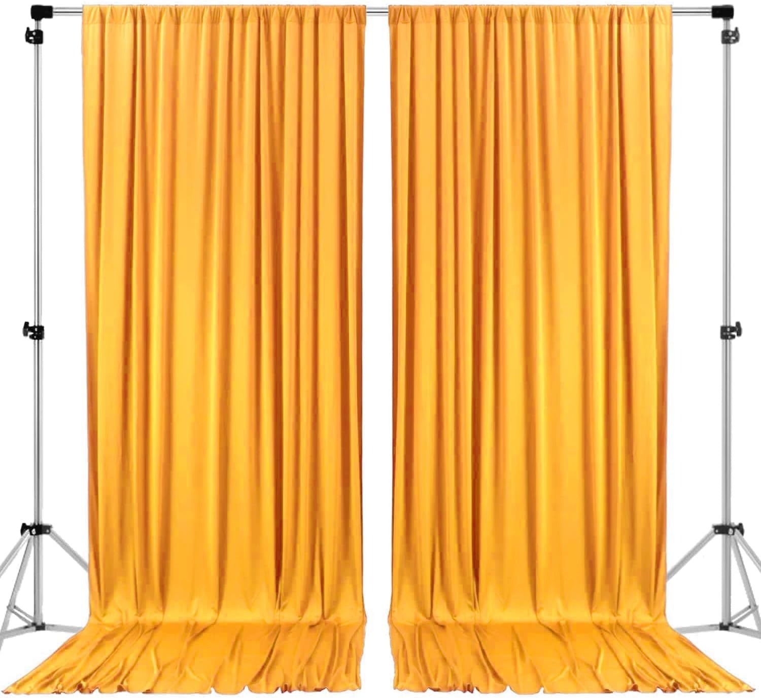 AK Trading CO. 10 feet x 10 feet IFR Polyester Backdrop Drapes Curtains Panels w