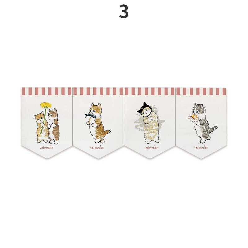 4x Japanese Cartoon Short Door Curtain Triangle Noren Valance Sushi Home Decor