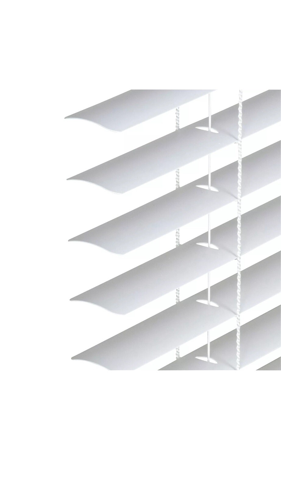 Lotus & Windoware 1” Vinyl Mini Blind 29″ x 64″ (White) Qty-1 Free Shipping