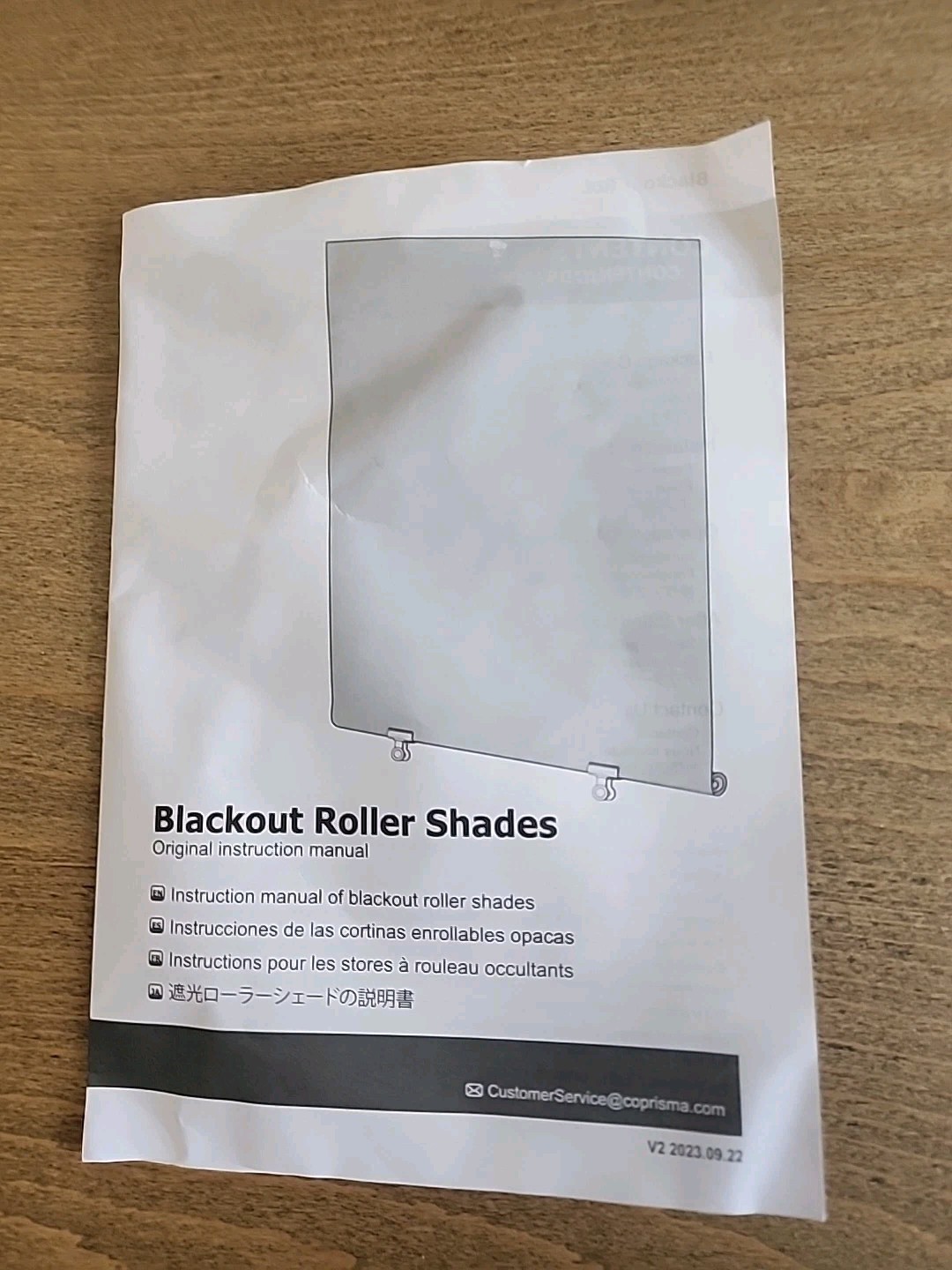 Cream Blackout Roller Shades No Drill No Tools Portable Blinds 36″ W X 72″ H