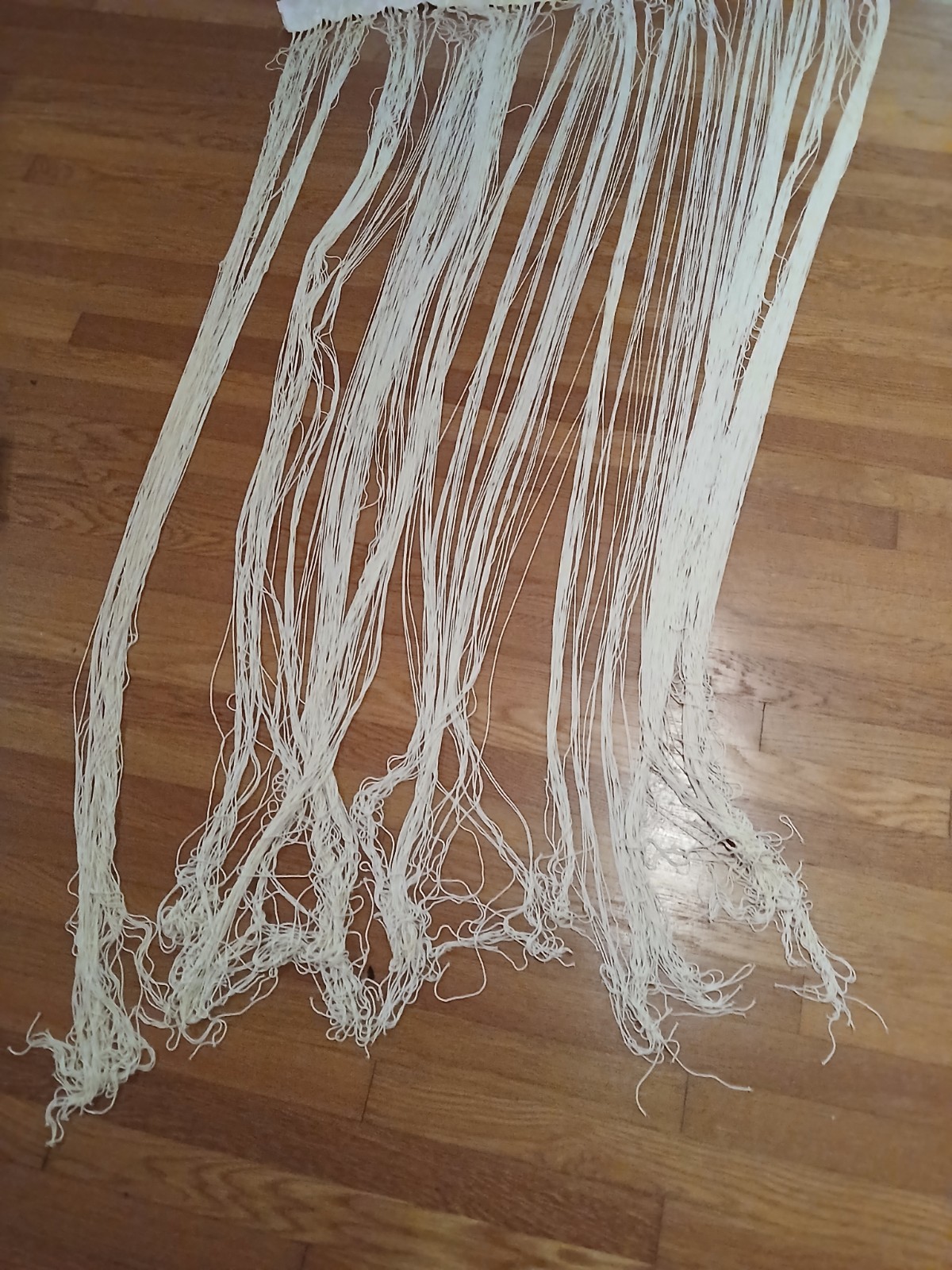 Fringe String Door Divider Single Panel Curtain Off-White 42″ x 75″ India