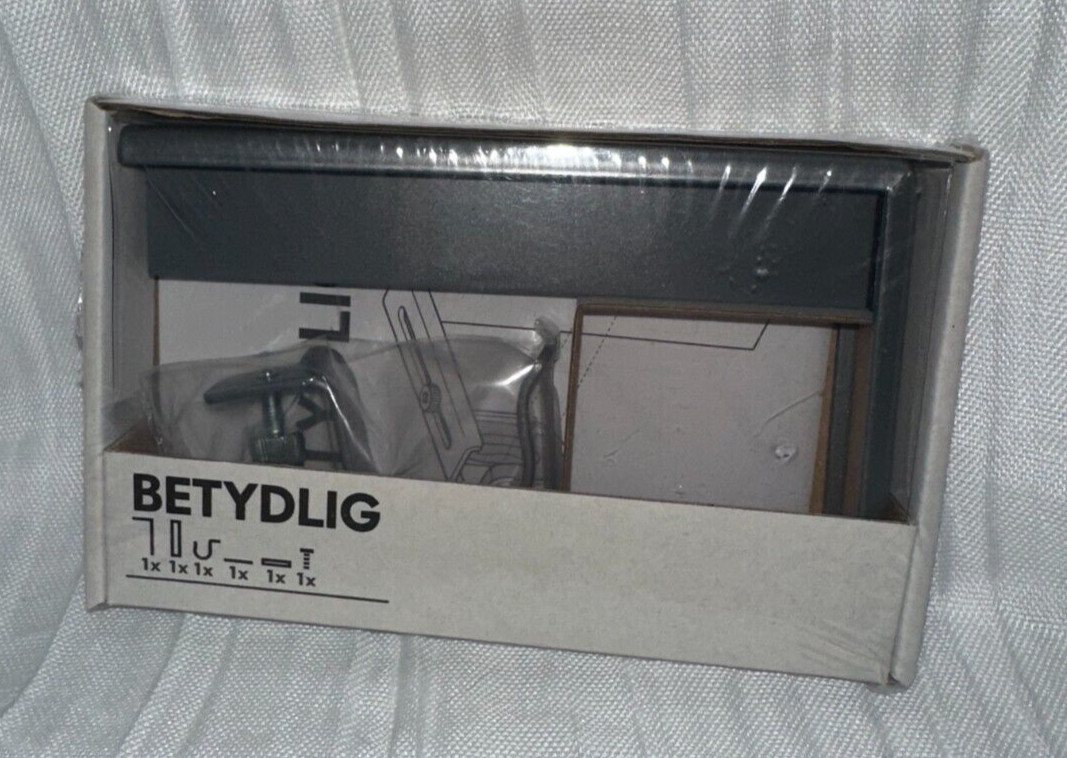 Your Choice of Betydlig IKEA Curtain Rod Brackets – Black or White