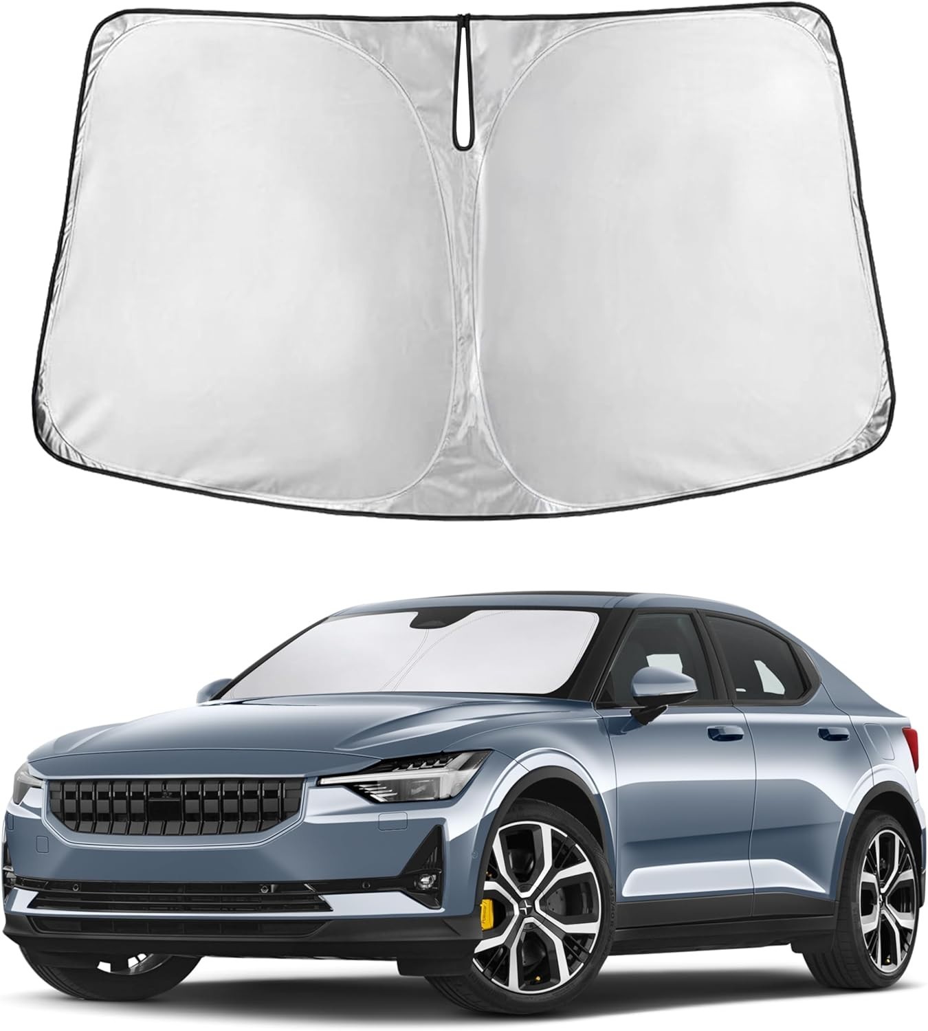 EcoNour Windshield Sunshade Compatible for Polestar 2 2020-2023 2024 2025, Su…