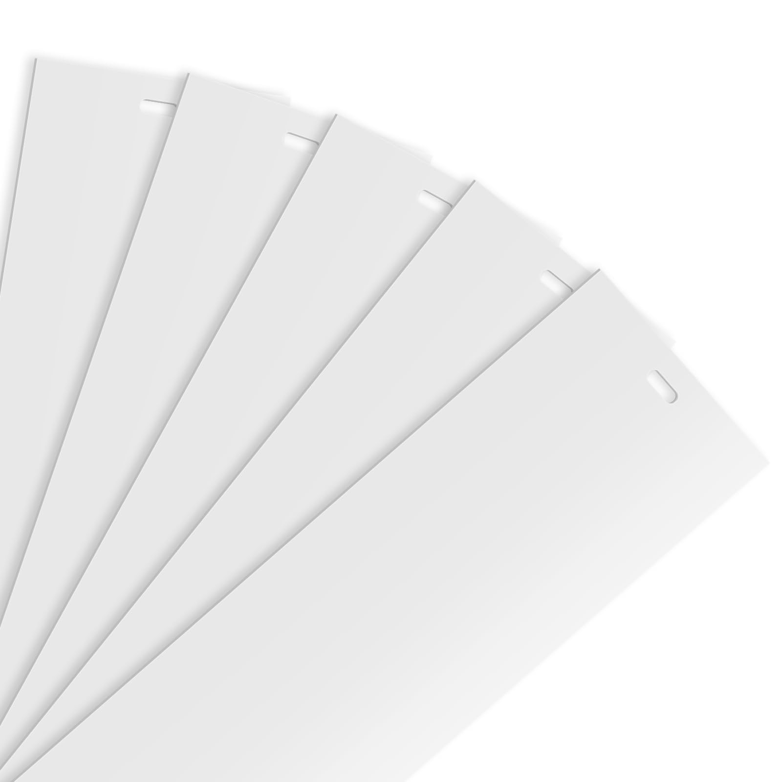 5 Pack 82.5″ x 3.5″ PVC Vertical Blind Replacement Slats, Blind Replacement S…