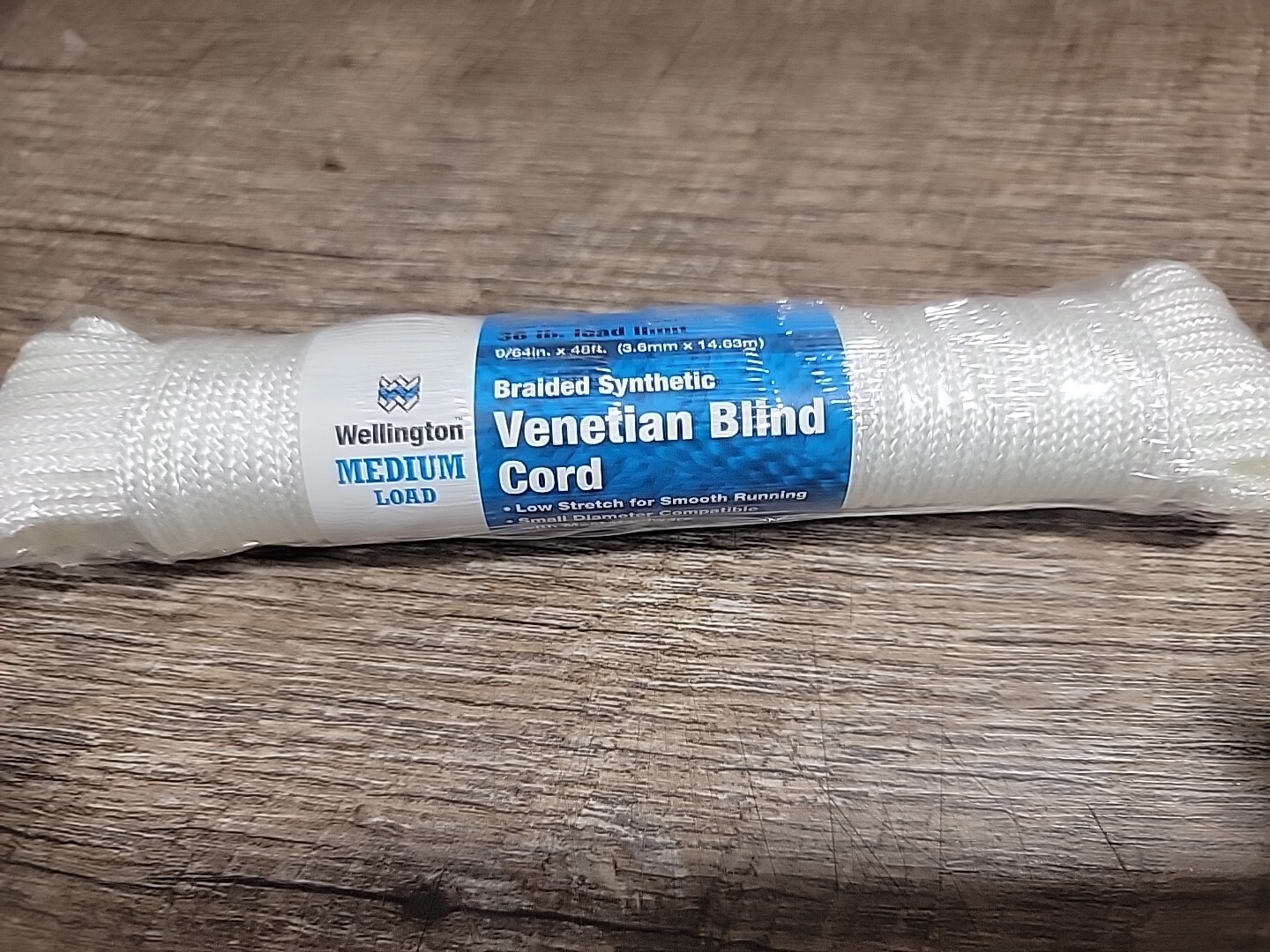 48 Ft Braided Venetian Blind Cord in Original Packaging Made USA