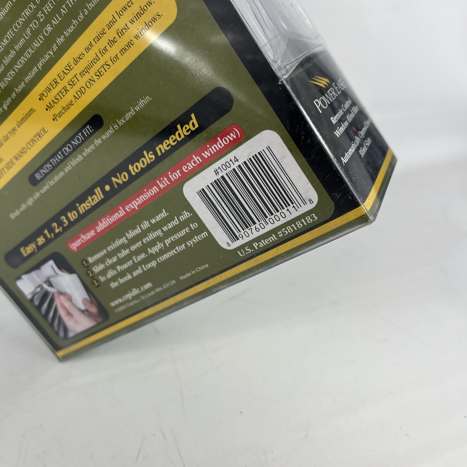 Power Ease Open Close Blinds Add On Set Unit (No Remote) – NEW SEALED