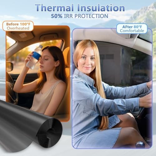 15% VLT Ceramic Car Window Tint Film – (20in * 20ft) Window 20in x 20ft 15%vlt